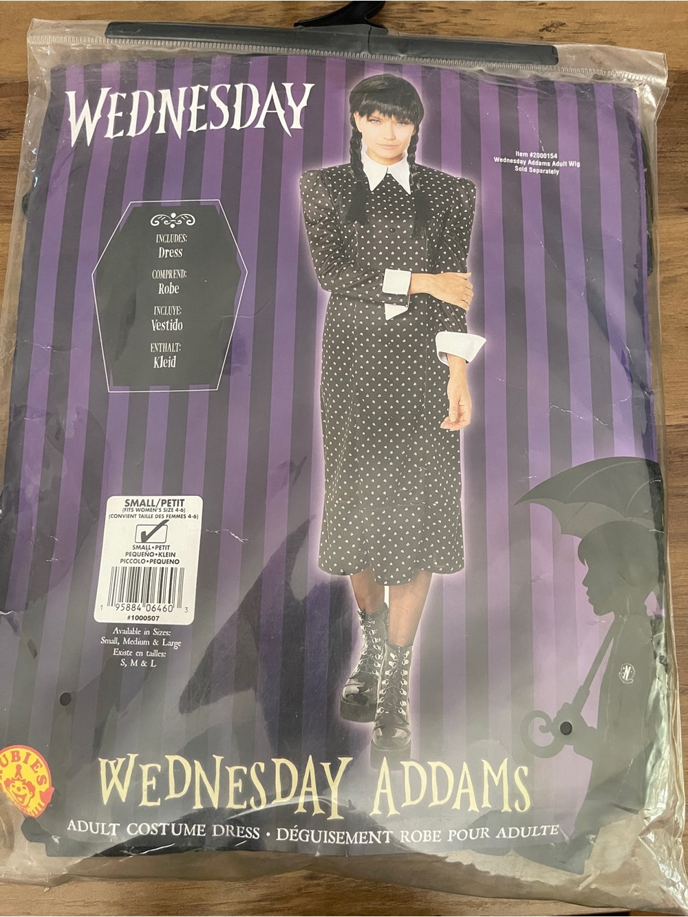 Wednesday Women's Dress Costume Small Addams Family a11